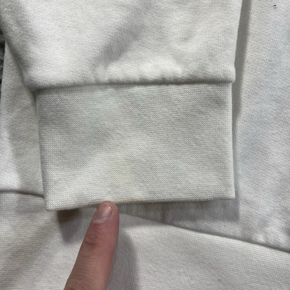 Polo Ralph Lauren Sweatshirt Mens XXL White Multi Color Block Logo Fleece Crew - Picture 5 of 13